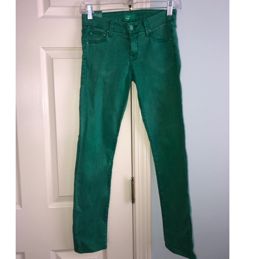 Green MOTHER Jeans